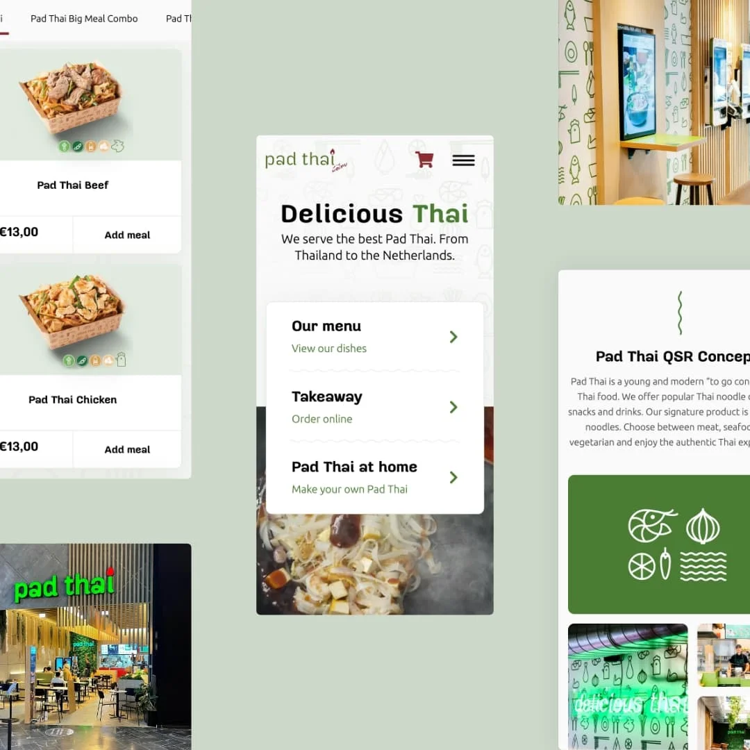 PadThai ordersysteem en website door Designated